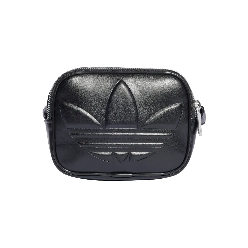 adidas PU Embossed Trefoil Mini Airliner - Black