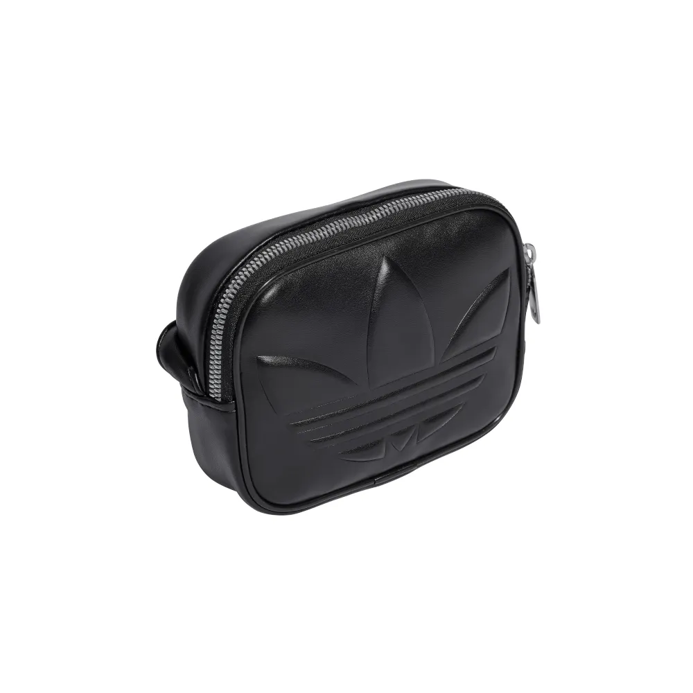adidas PU Embossed Trefoil Mini Airliner - Black