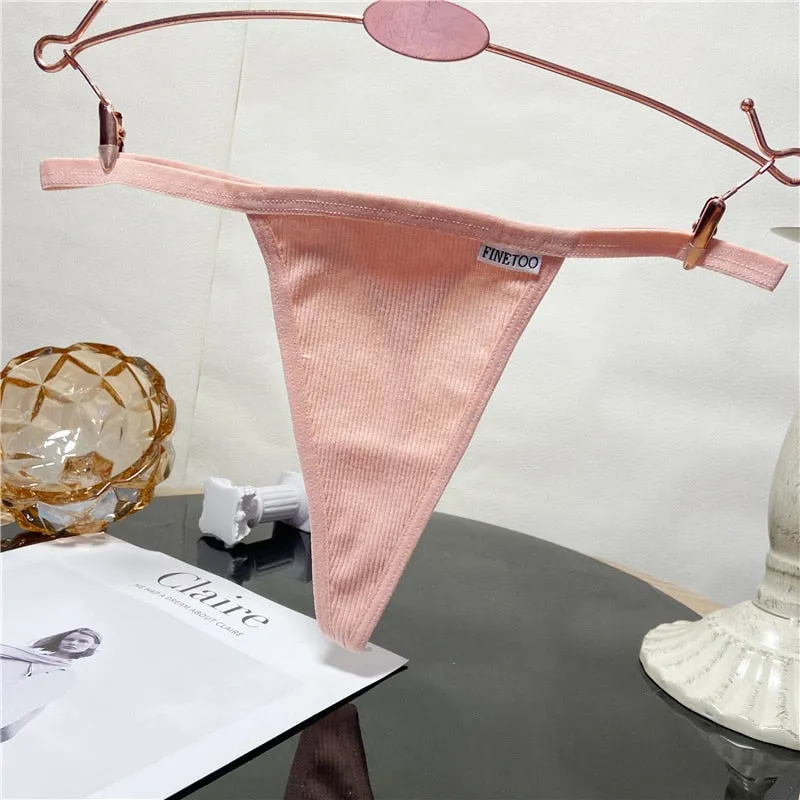 Cotton Mix Underwear G-string Lingerie Panties Underpants Briefs Thong Intimates T-Back Pantys Cotton Panties