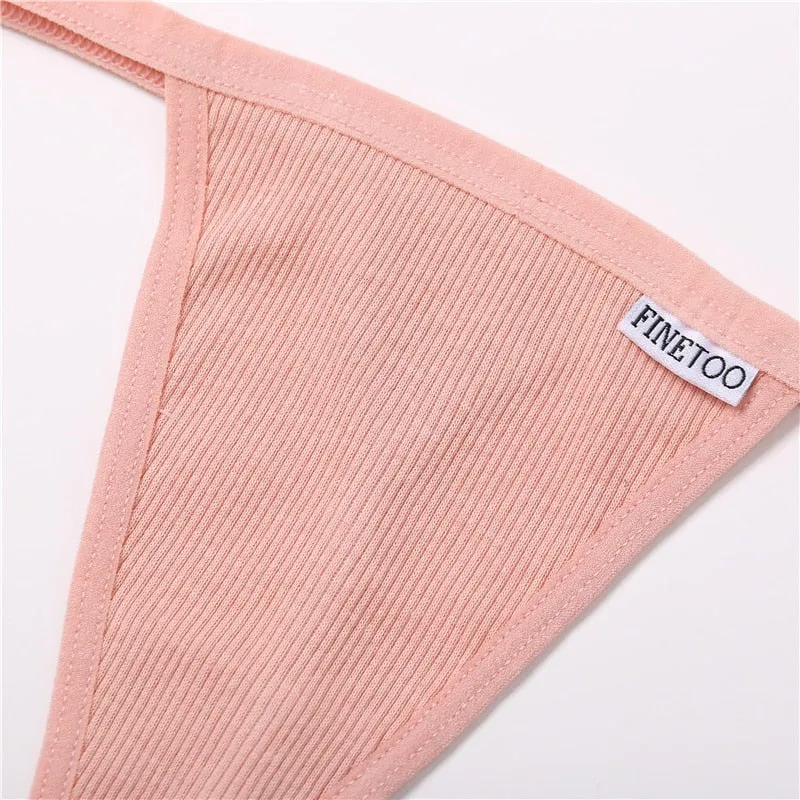 Cotton Mix Underwear G-string Lingerie Panties Underpants Briefs Thong Intimates T-Back Pantys Cotton Panties