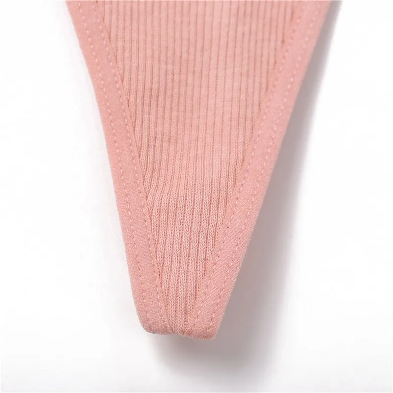 Cotton Mix Underwear G-string Lingerie Panties Underpants Briefs Thong Intimates T-Back Pantys Cotton Panties