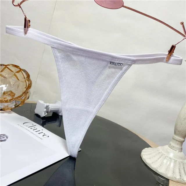 Cotton Mix Underwear G-string Lingerie Panties Underpants Briefs Thong Intimates T-Back Pantys Cotton Panties