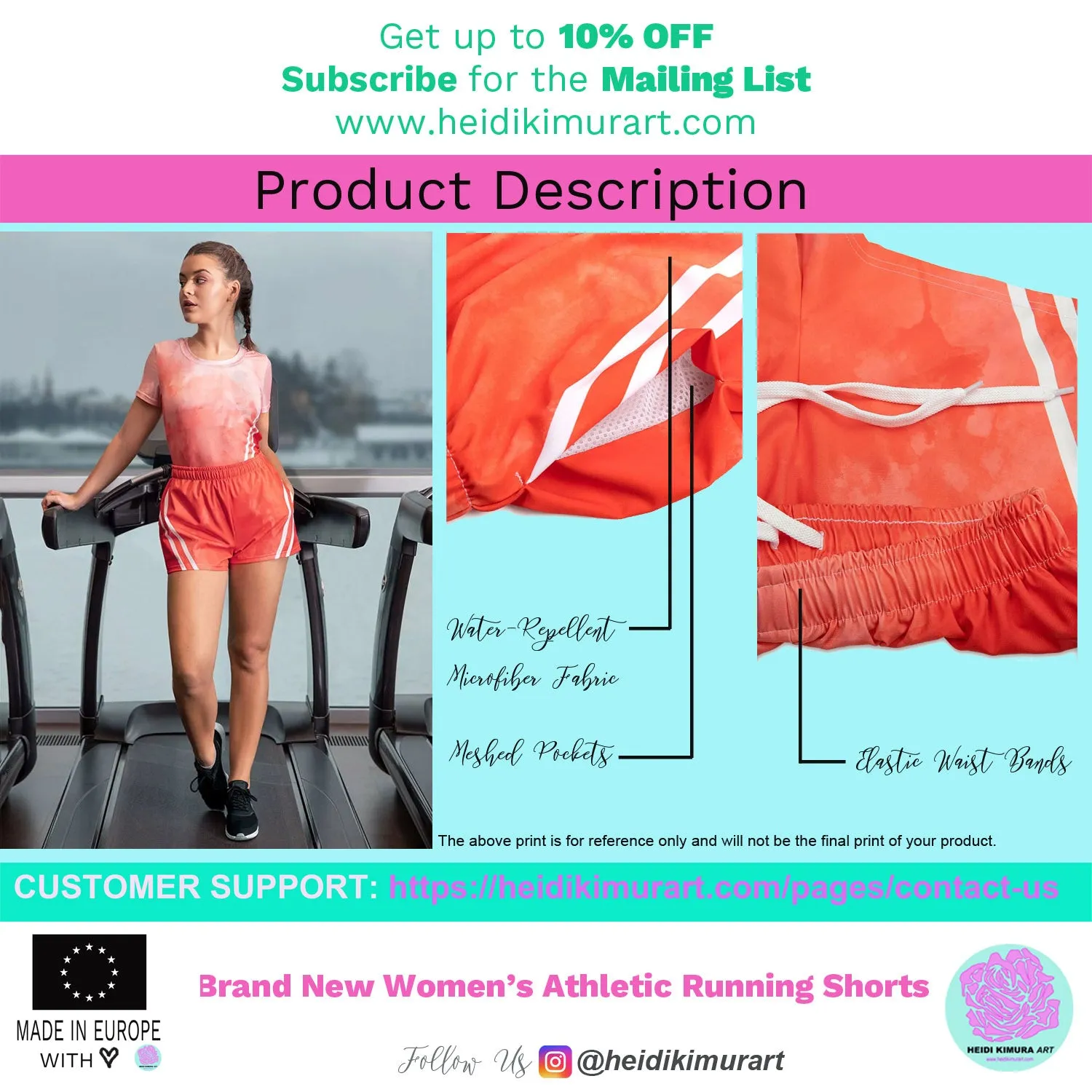 Dark Green Plaid Print Shorts, Scottish Tartan Print Women's Athletic Short Shorts-Made in EU