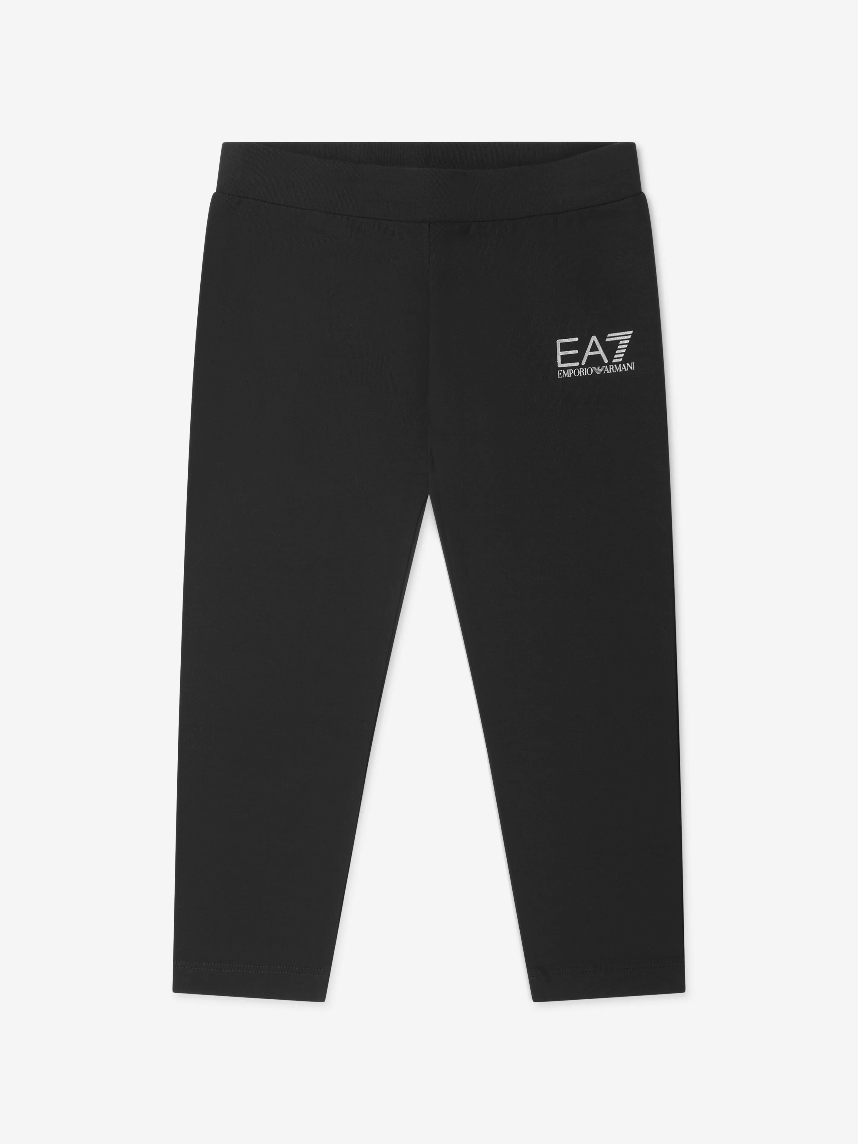 EA7 Emporio Armani Girls Logo Tracksuit in Black