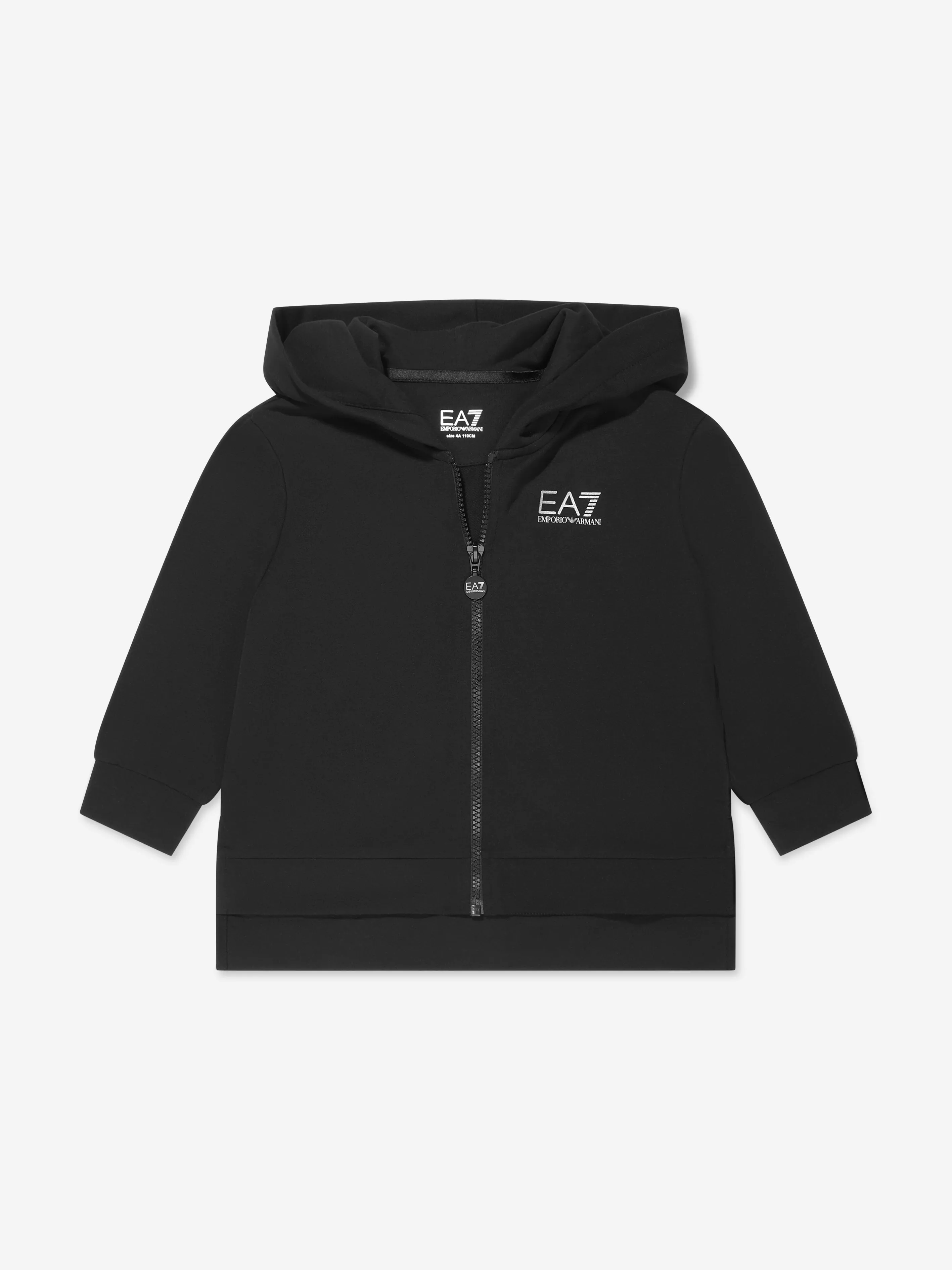 EA7 Emporio Armani Girls Logo Tracksuit in Black