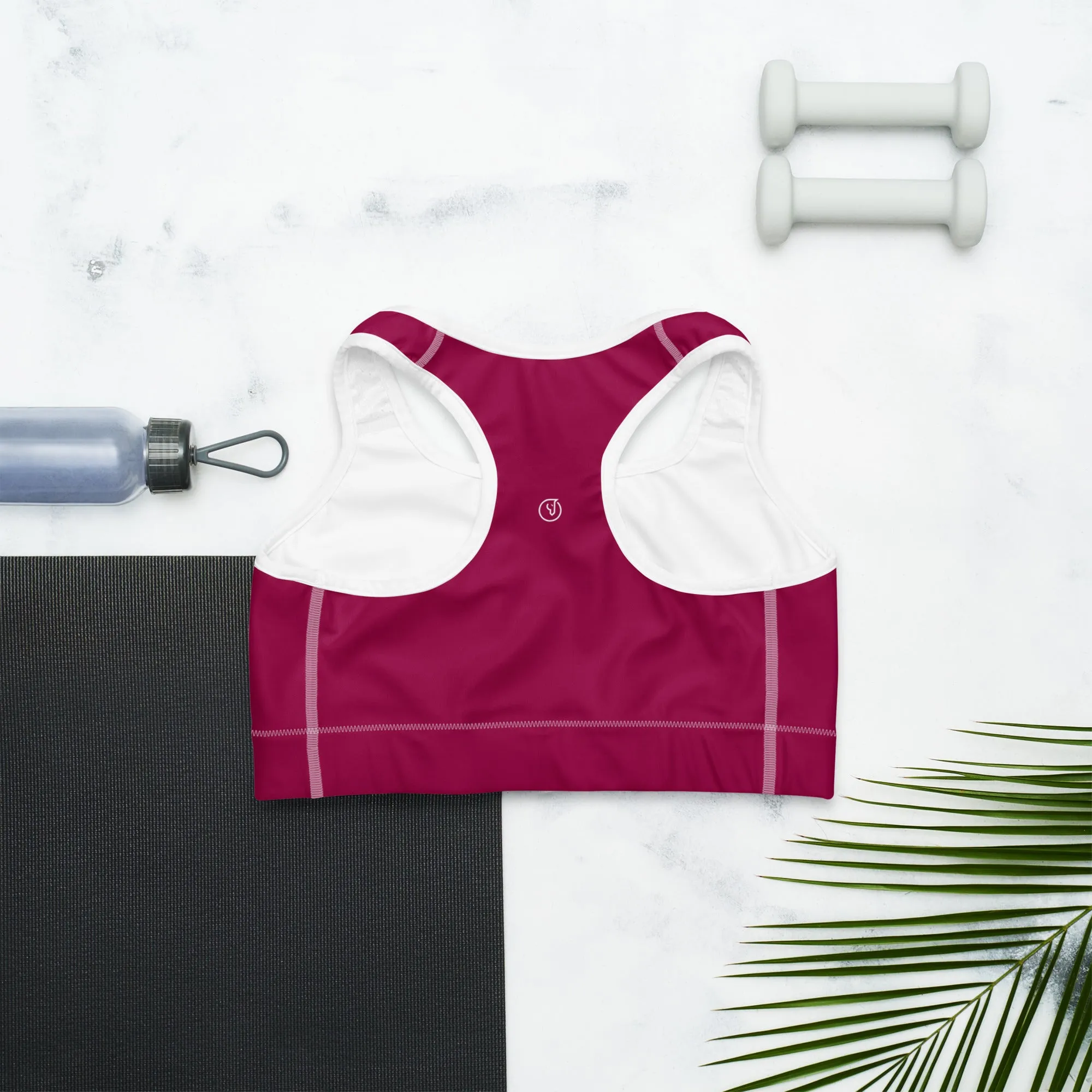 Humble Sportswear™ Burgundy Dri-Fit Sports Bra
