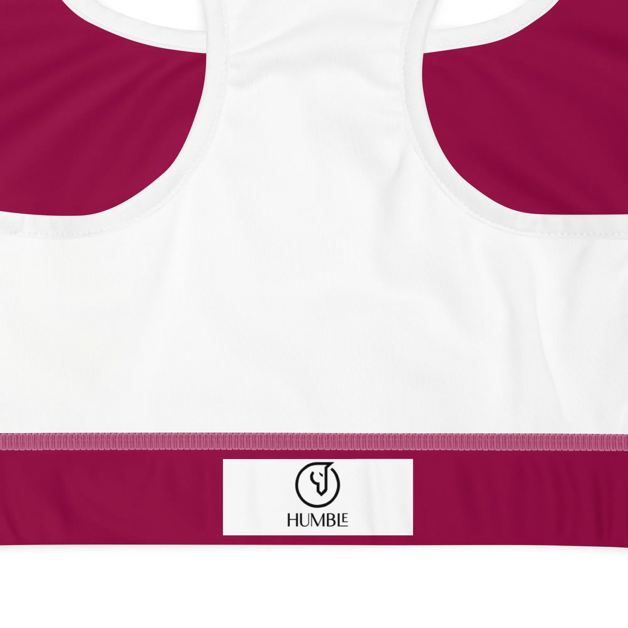 Humble Sportswear™ Burgundy Dri-Fit Sports Bra