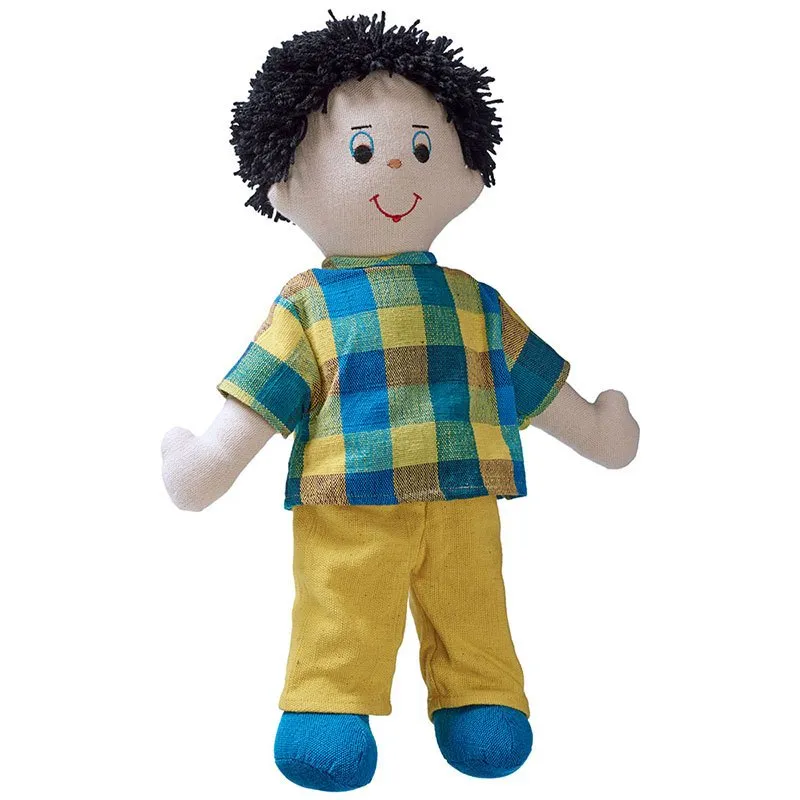 Lanka Kade Dad Doll - White Skin Black Hair