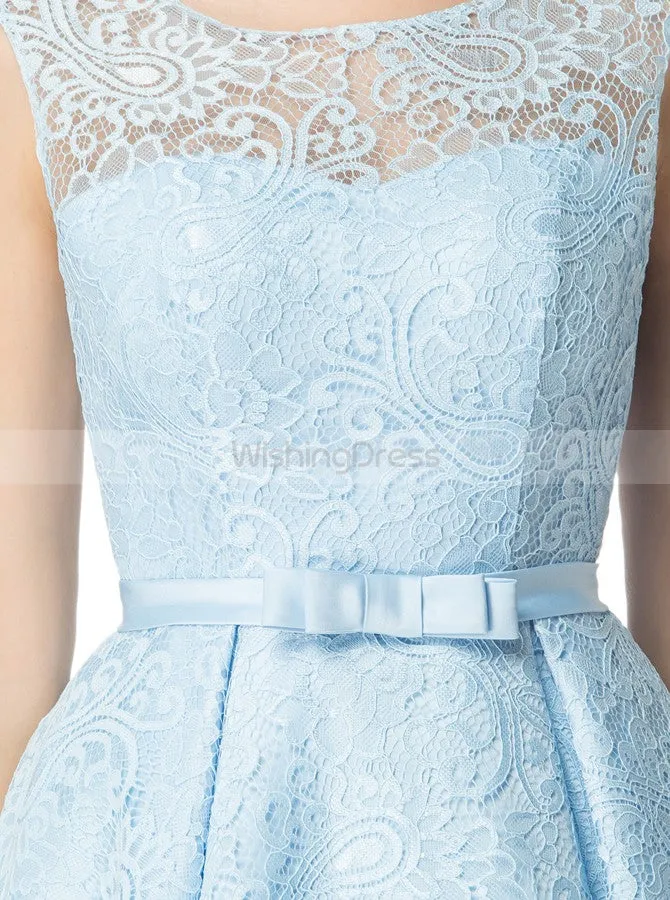 Light Blue Sweet 16 Dresses,Lace Homecoming Dresses,Short Mini Sweet 16 Dress,SW00005