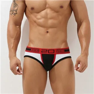 Men's Power Sport Patchwork Brief