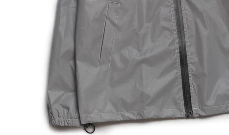 Men's Spring/Autumn Reflective Hooded Windbreaker