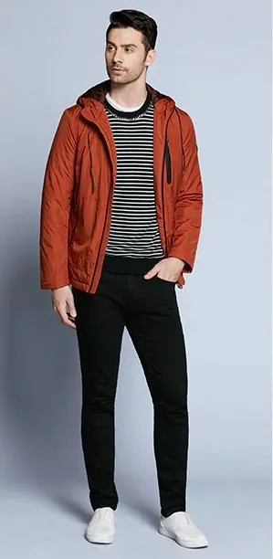 Men's Spring/Autumn Warm Casual Windproof Jacket