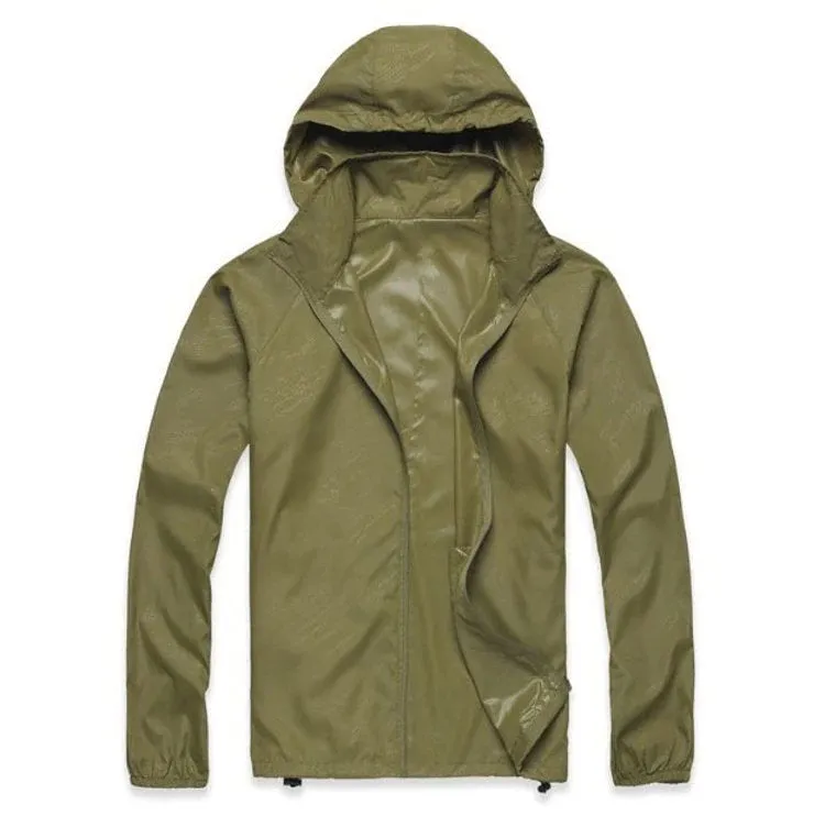 Men's Spring/Summer Quick Dry Waterproof Ultra-Light Windbreaker
