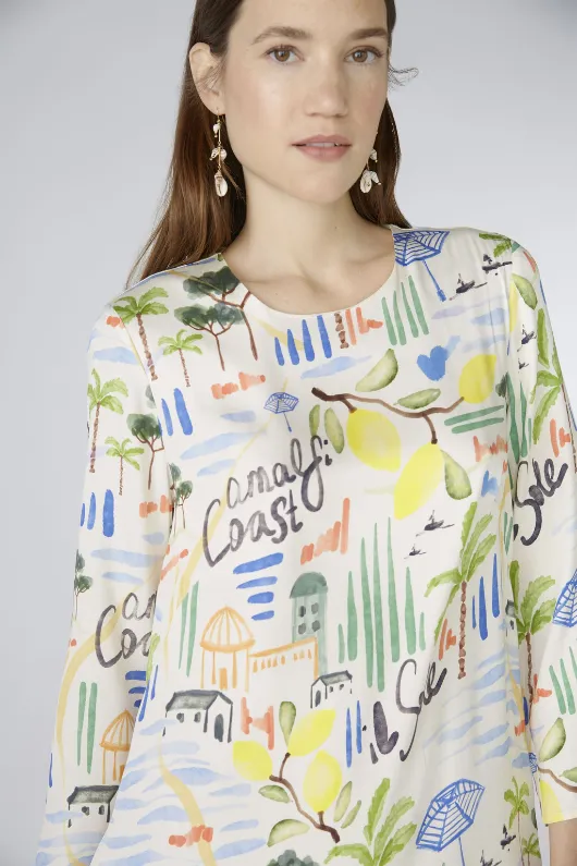 Multi Print Shift Dress