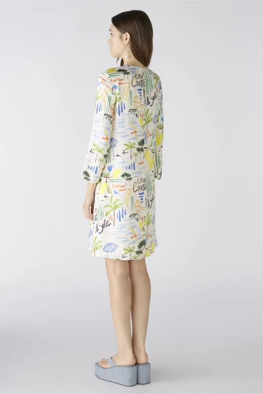 Multi Print Shift Dress