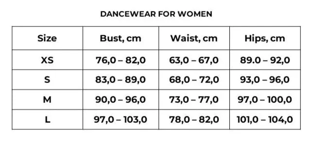 ONDANCE Julia Latin Practice Dress with Asymmetrical Cut Pra 1314