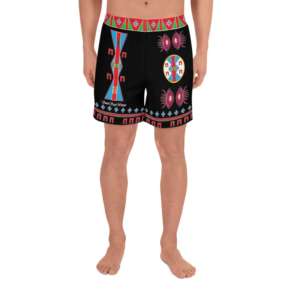 Patience Men's Black Recycled Athletic Shorts