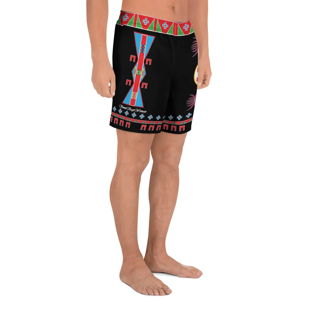 Patience Men's Black Recycled Athletic Shorts