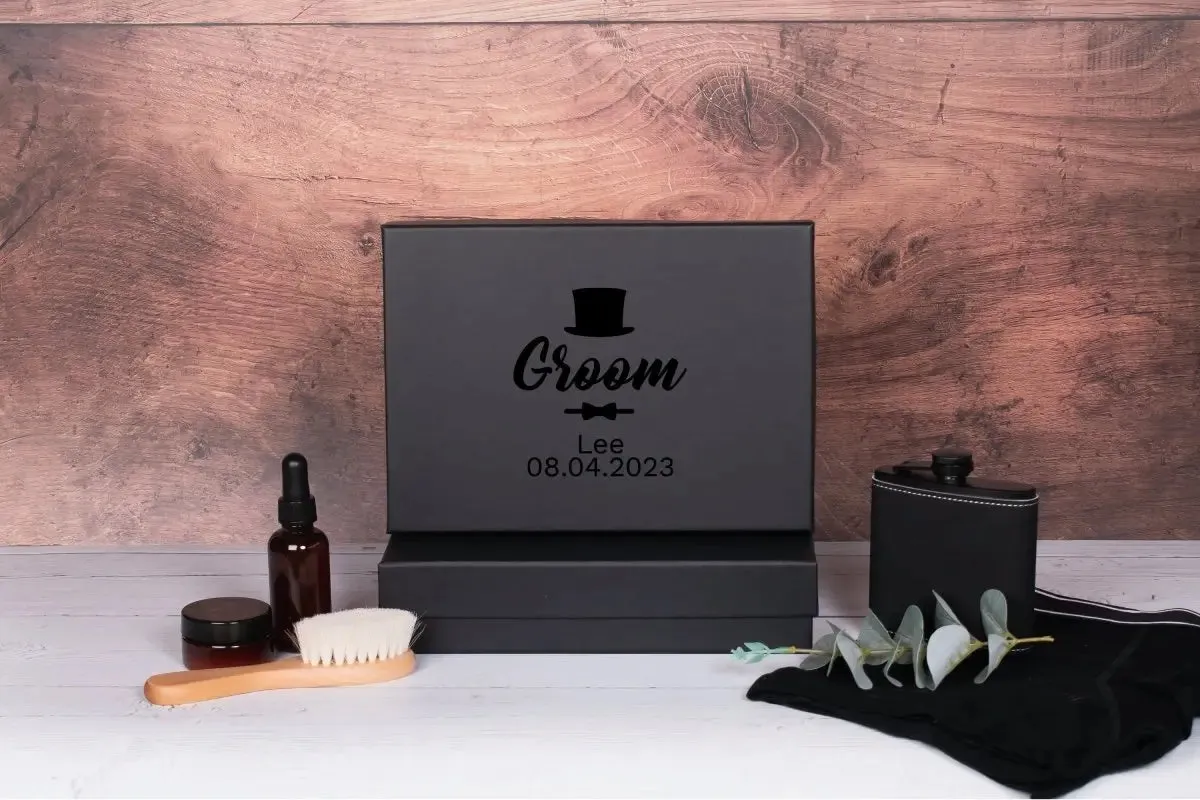 Personalised Groom Gift Box, Groom To Be Gift Set, Wedding Groom Gift, The Groom Gifts, Wedding Day Gift, Groom Set
