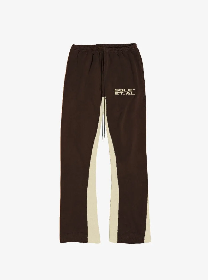 Sole et. Al Modern-Earth Flared Tracksuit : Brown