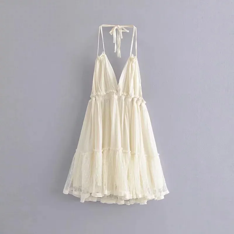 Summer Strap Mini Dresses