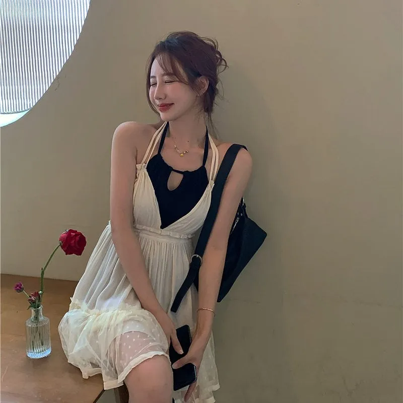 Summer Strap Mini Dresses