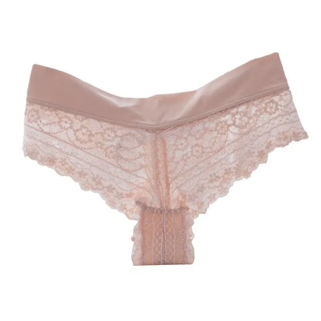 Transparent Low Waist Thong Panties