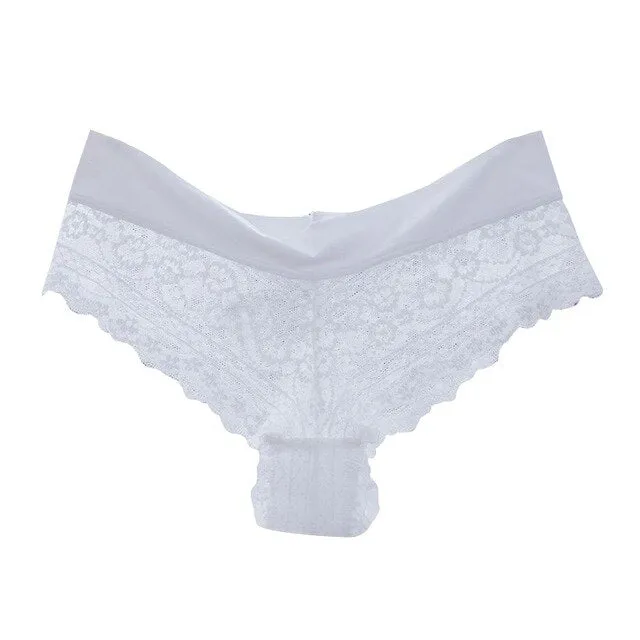 Transparent Low Waist Thong Panties