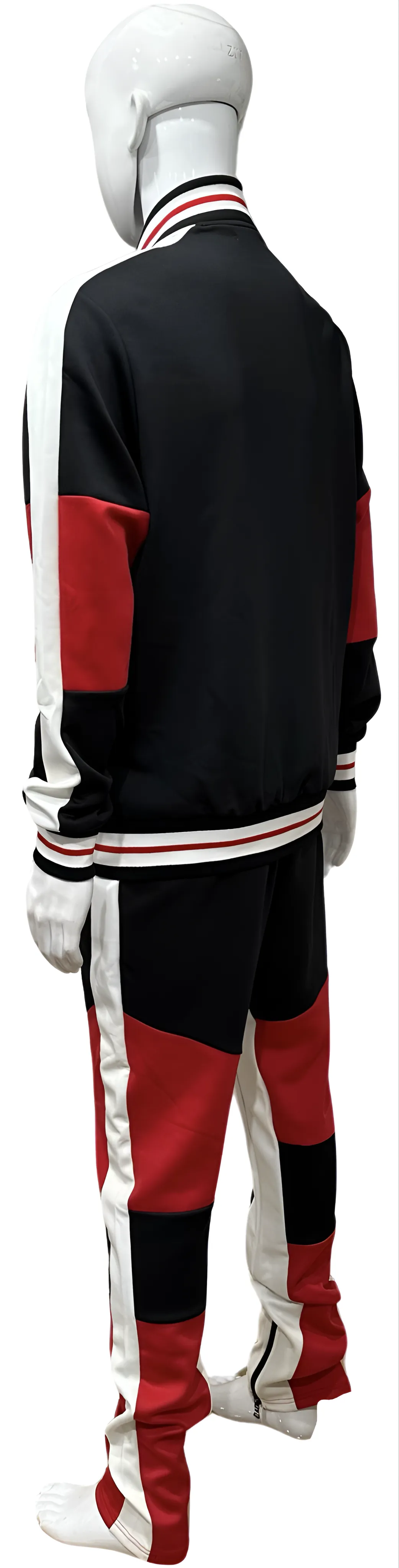 ^UCXX^ (BLACK-RED) ZIP UP TRACKSUITS (ACTIVEWEAR)