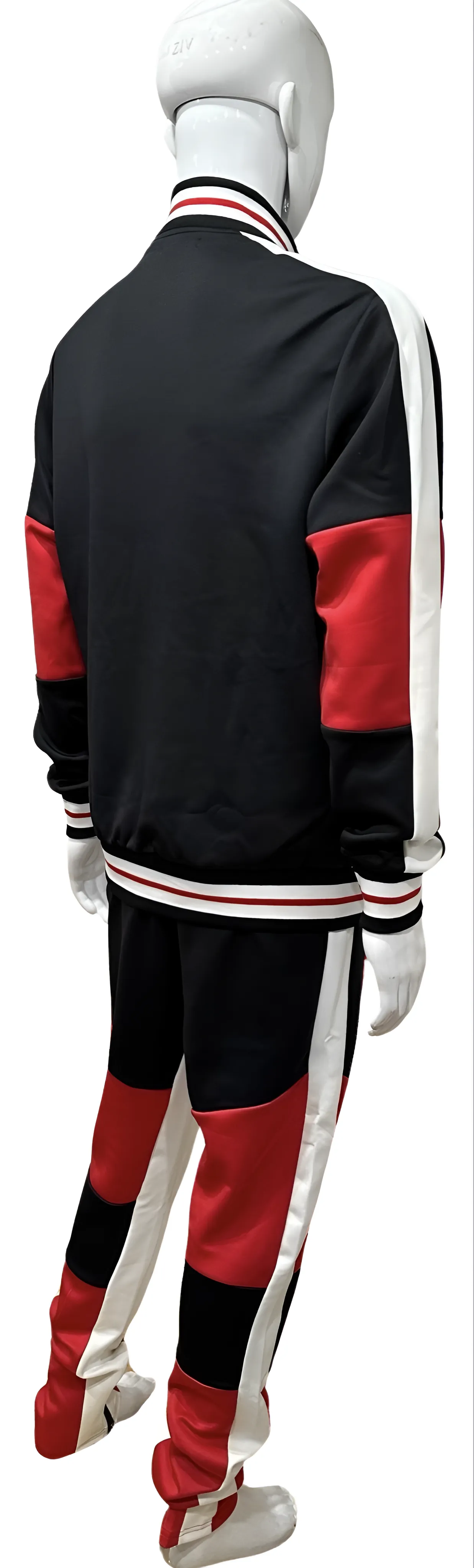 ^UCXX^ (BLACK-RED) ZIP UP TRACKSUITS (ACTIVEWEAR)