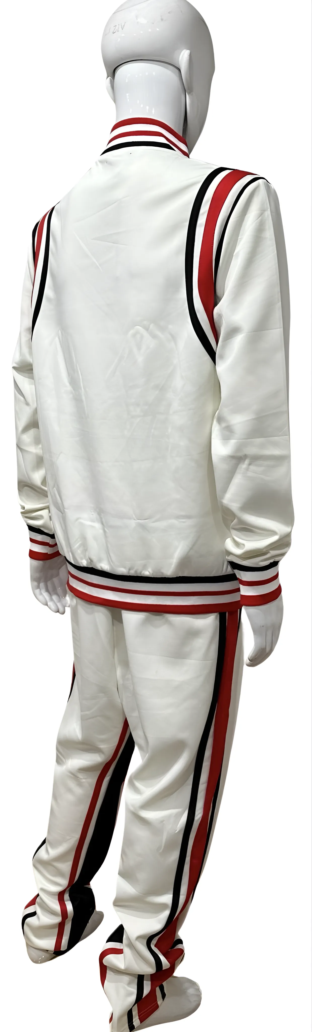 ^UCXX^ (WHITE-MULTI) ZIP UP TRACKSUITS (ACTIVEWEAR)