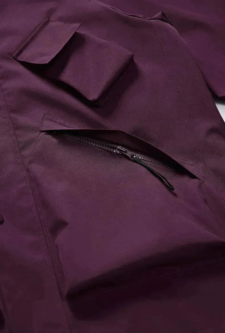 Windbreaker Jacket in Brown Color