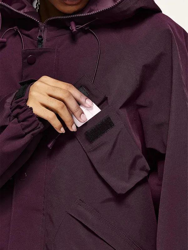 Windbreaker Jacket in Brown Color