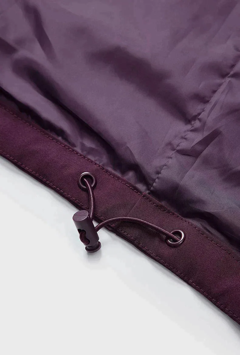 Windbreaker Jacket in Brown Color