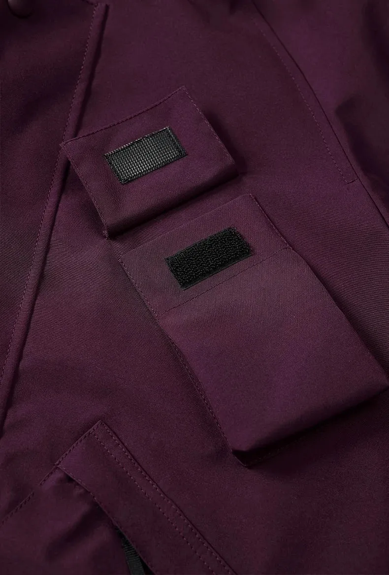 Windbreaker Jacket in Dark Grey Color