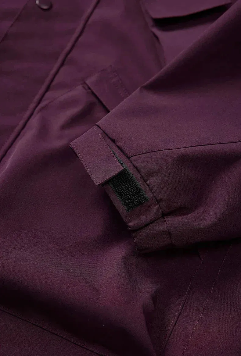 Windbreaker Jacket in Dark Grey Color