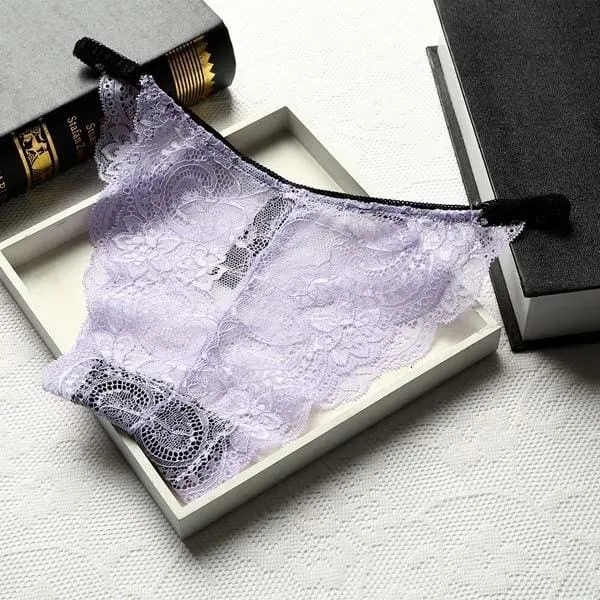 Woman Underwear Sexy Lace Breathable Transparent Femme Panty