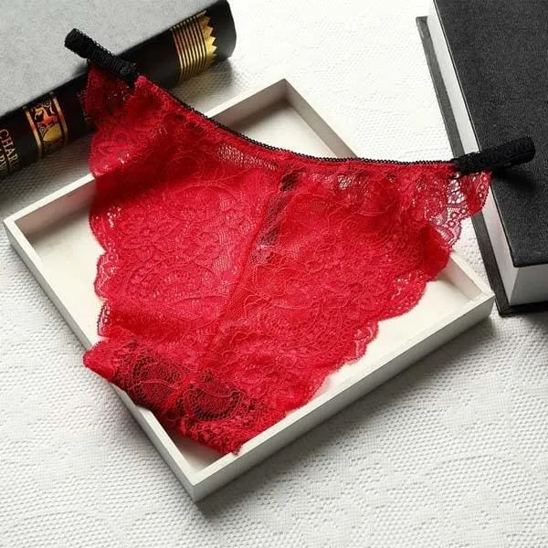 Woman Underwear Sexy Lace Breathable Transparent Femme Panty