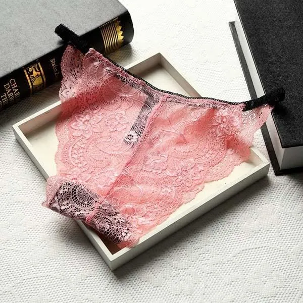 Woman Underwear Sexy Lace Breathable Transparent Femme Panty