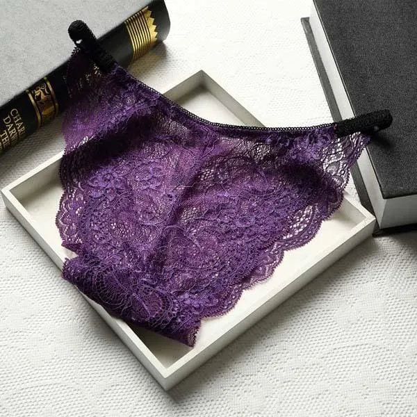 Woman Underwear Sexy Lace Breathable Transparent Femme Panty