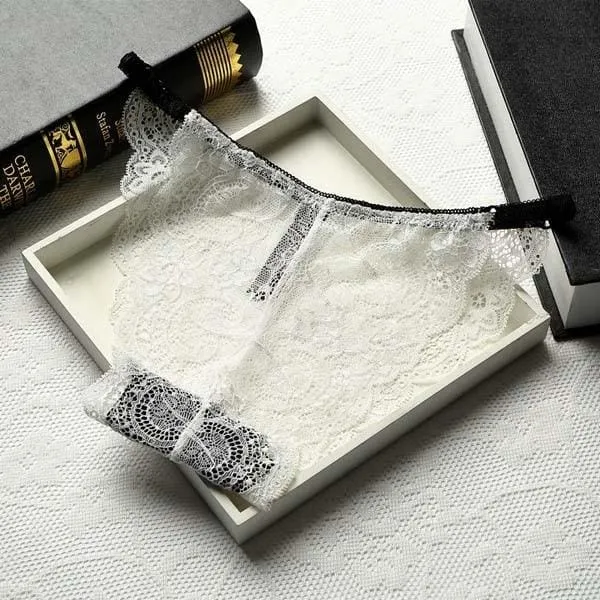 Woman Underwear Sexy Lace Breathable Transparent Femme Panty