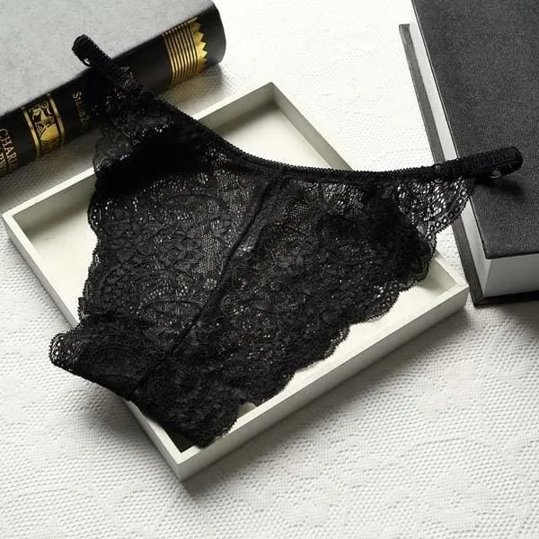 Woman Underwear Sexy Lace Breathable Transparent Femme Panty