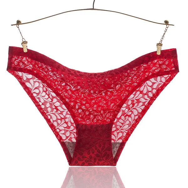 Women Low Waist Sexy Thongs Seamless Elastic Panties