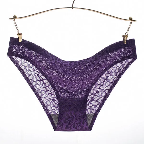 Women Low Waist Sexy Thongs Seamless Elastic Panties