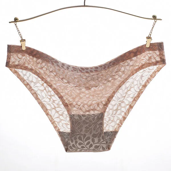 Women Low Waist Sexy Thongs Seamless Elastic Panties