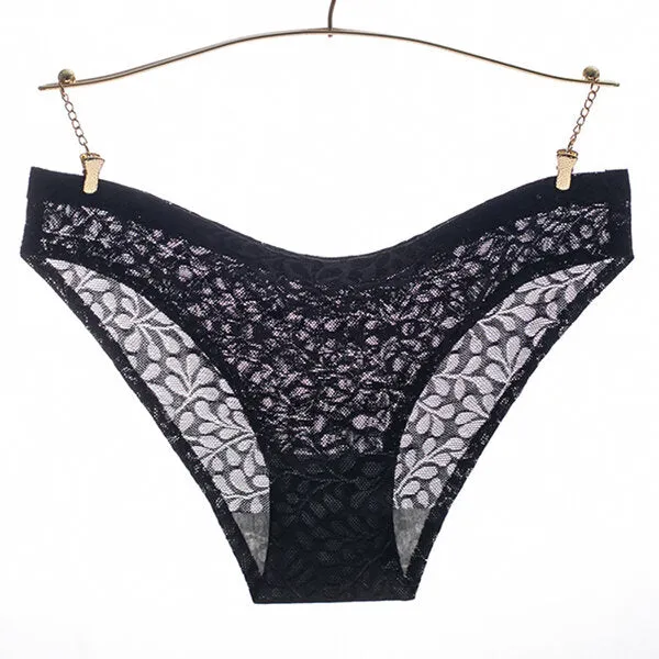 Women Low Waist Sexy Thongs Seamless Elastic Panties