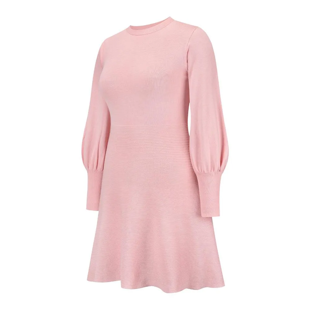 Women Plus Sizes Knitting Winter Dresses