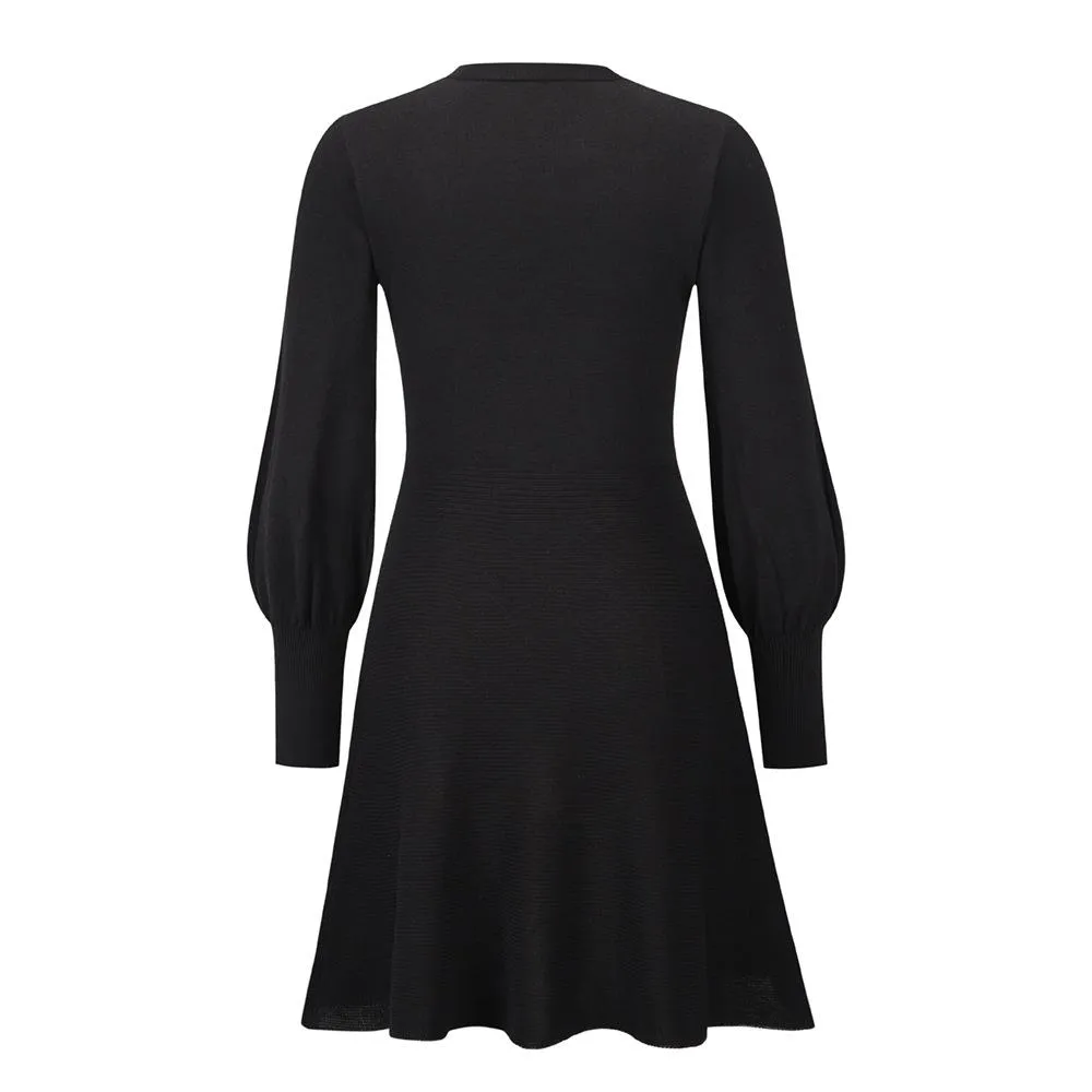 Women Plus Sizes Knitting Winter Dresses