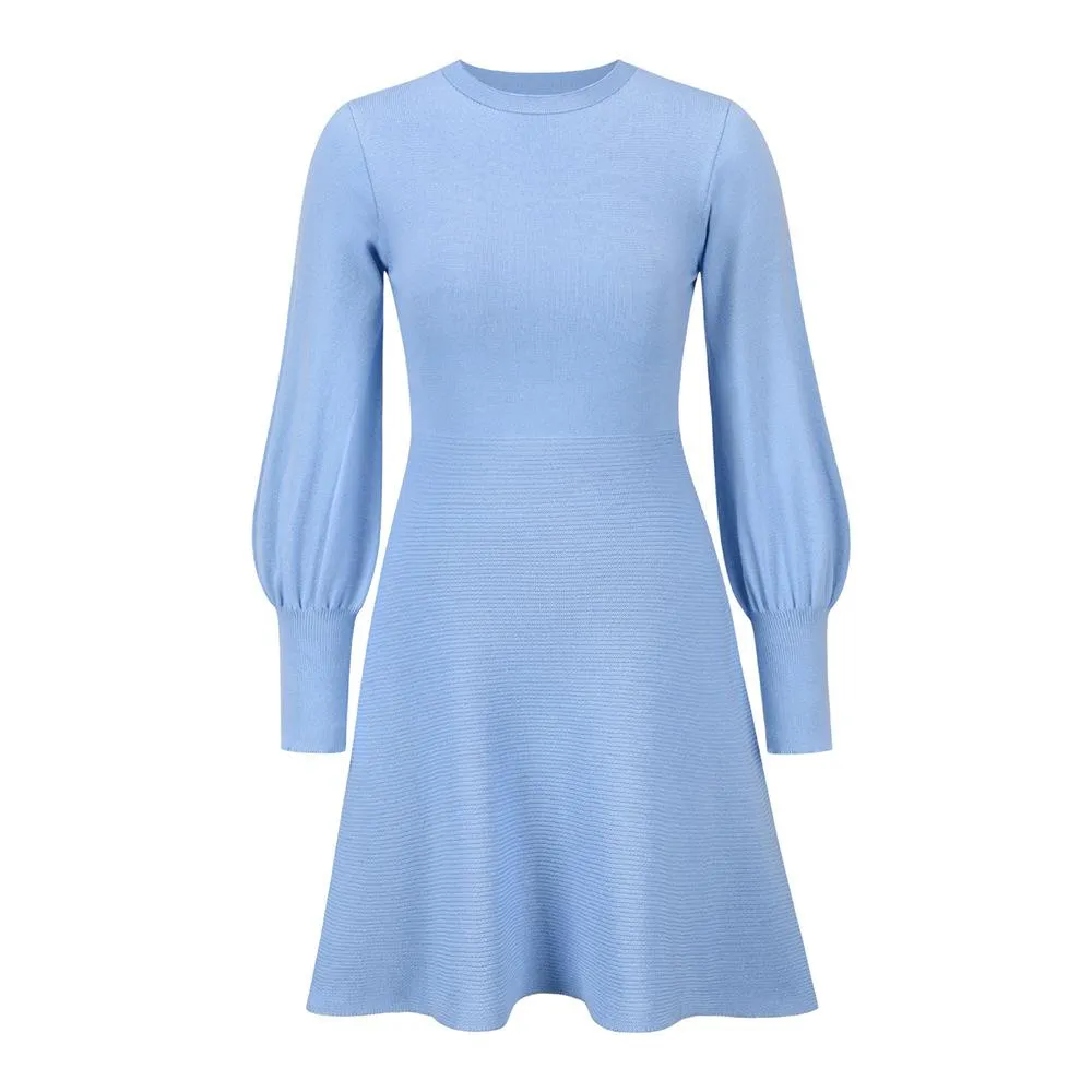 Women Plus Sizes Knitting Winter Dresses