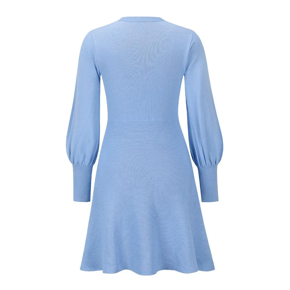 Women Plus Sizes Knitting Winter Dresses